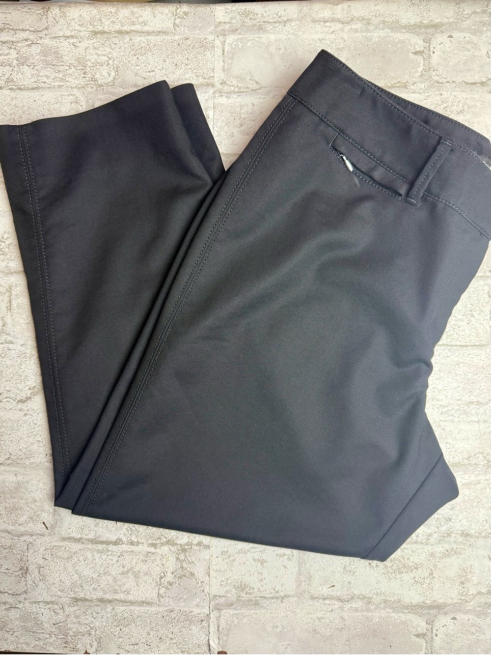 White House Black Market Crop Leg Dress Pants NEW NWOT 8 Black Perfect Form😍